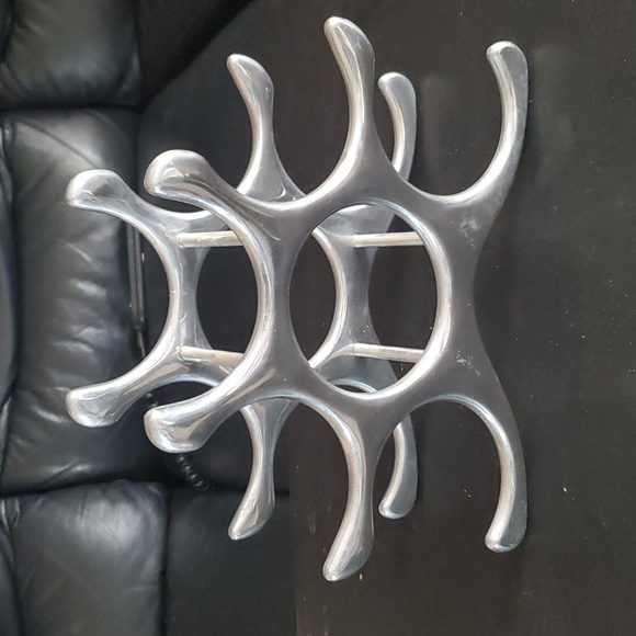 Pottery Barn Storage & Organization Pottery Barn Wine Rack Countertop 6 Bottle Holder